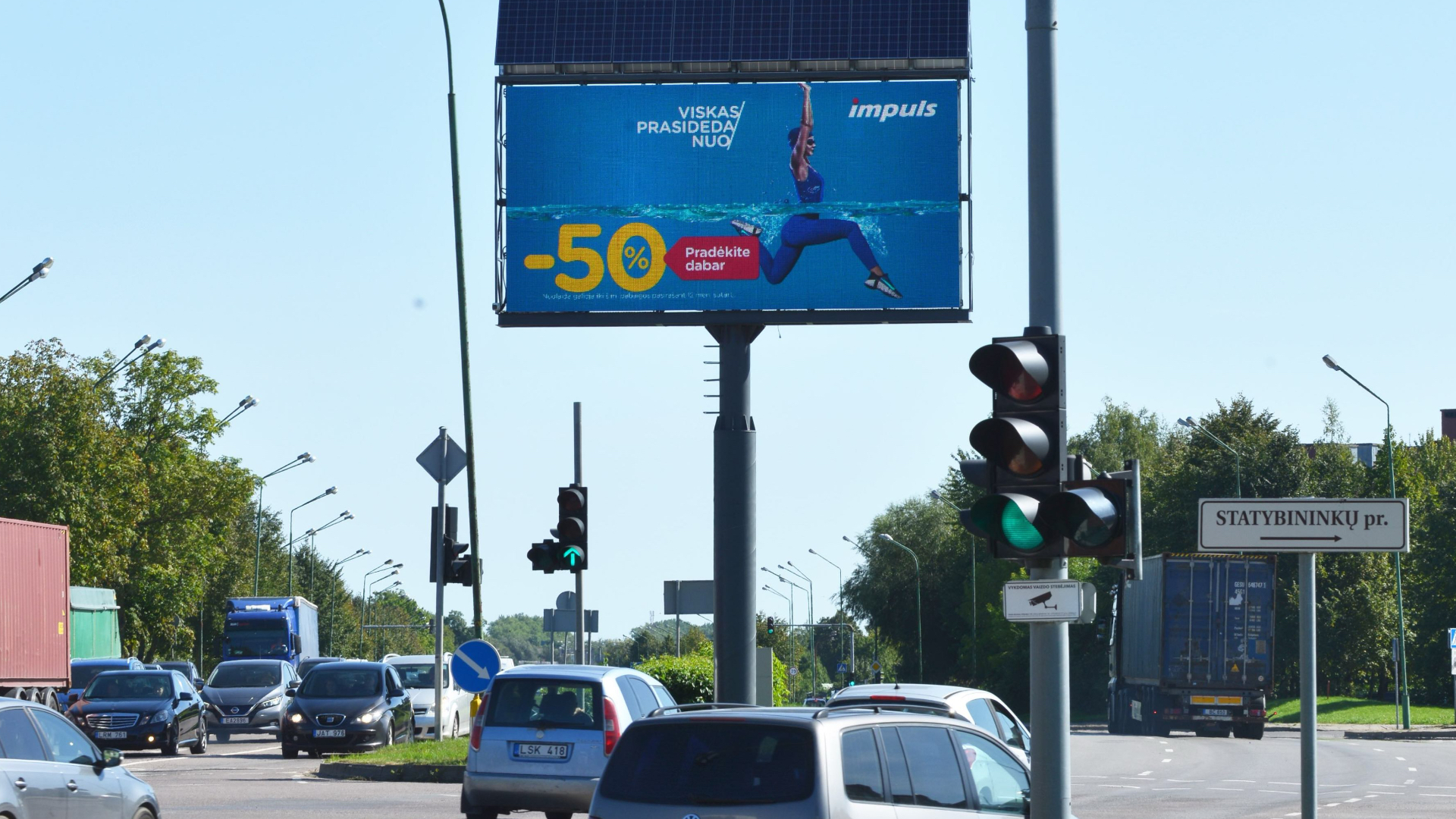 Šilutės Piksel ekranas