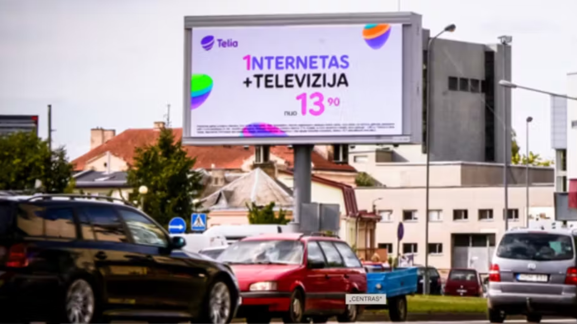 Centras Piksel ekranas